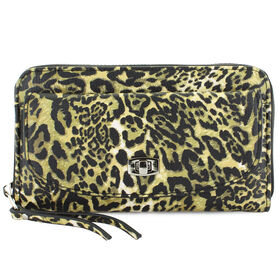 New Arrivals Madden Girl Leopard-Print Wallet Front View