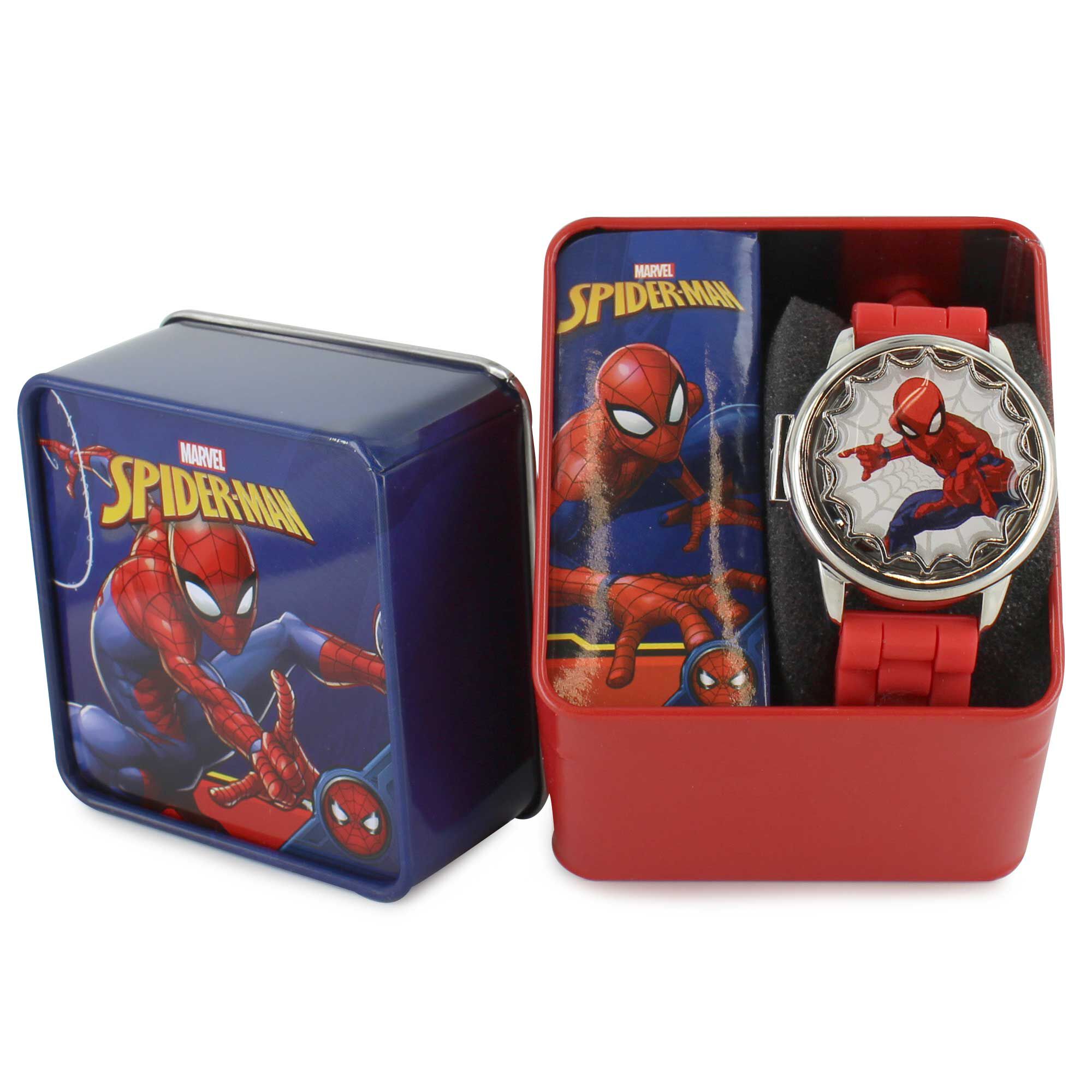 Spider-Man Spinner Watch Front Tin View