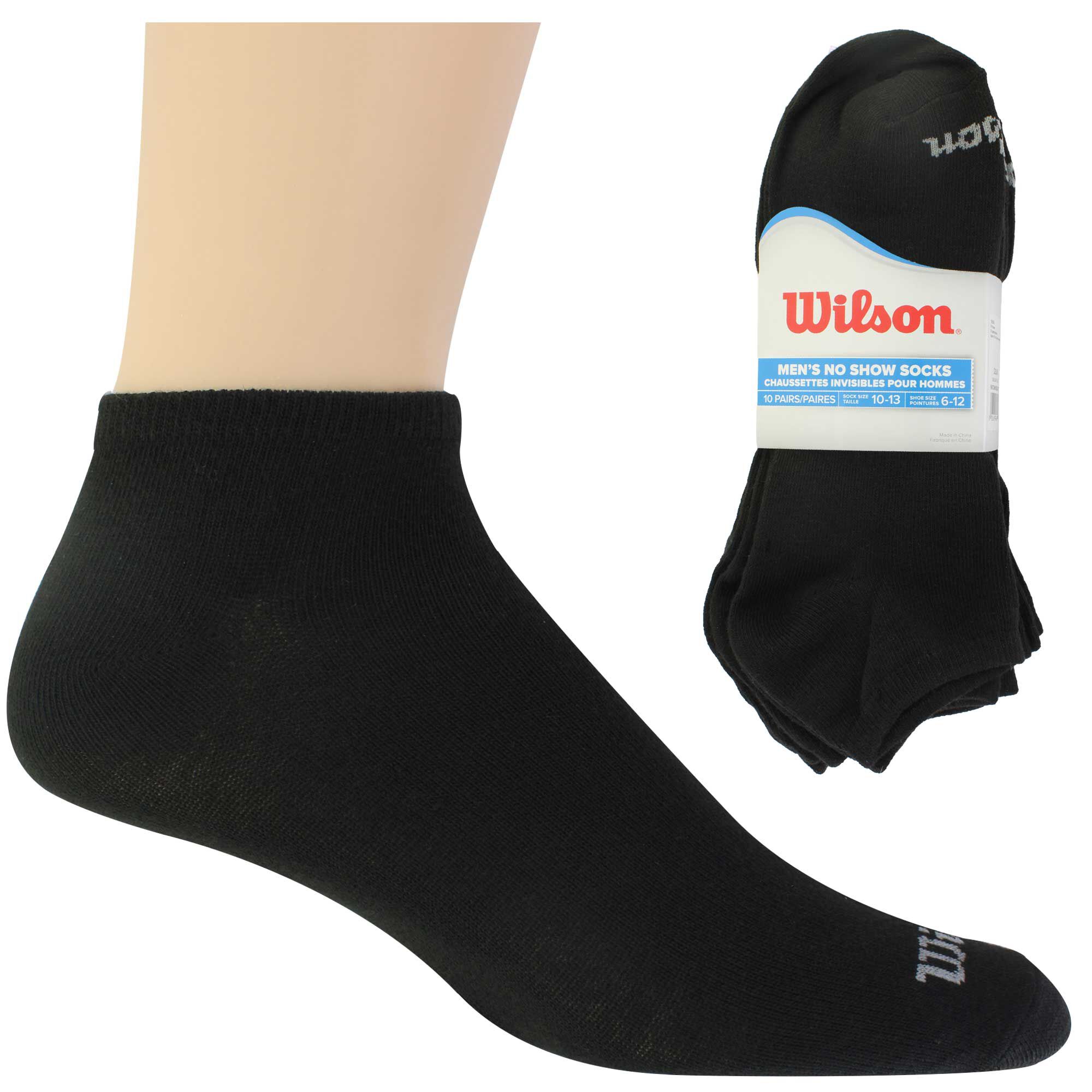 Men's Wilson No-Show 10 for $10 Side View With Package