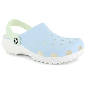 Cool Blue Crocs Classic Retro Sport Clog Right Side View