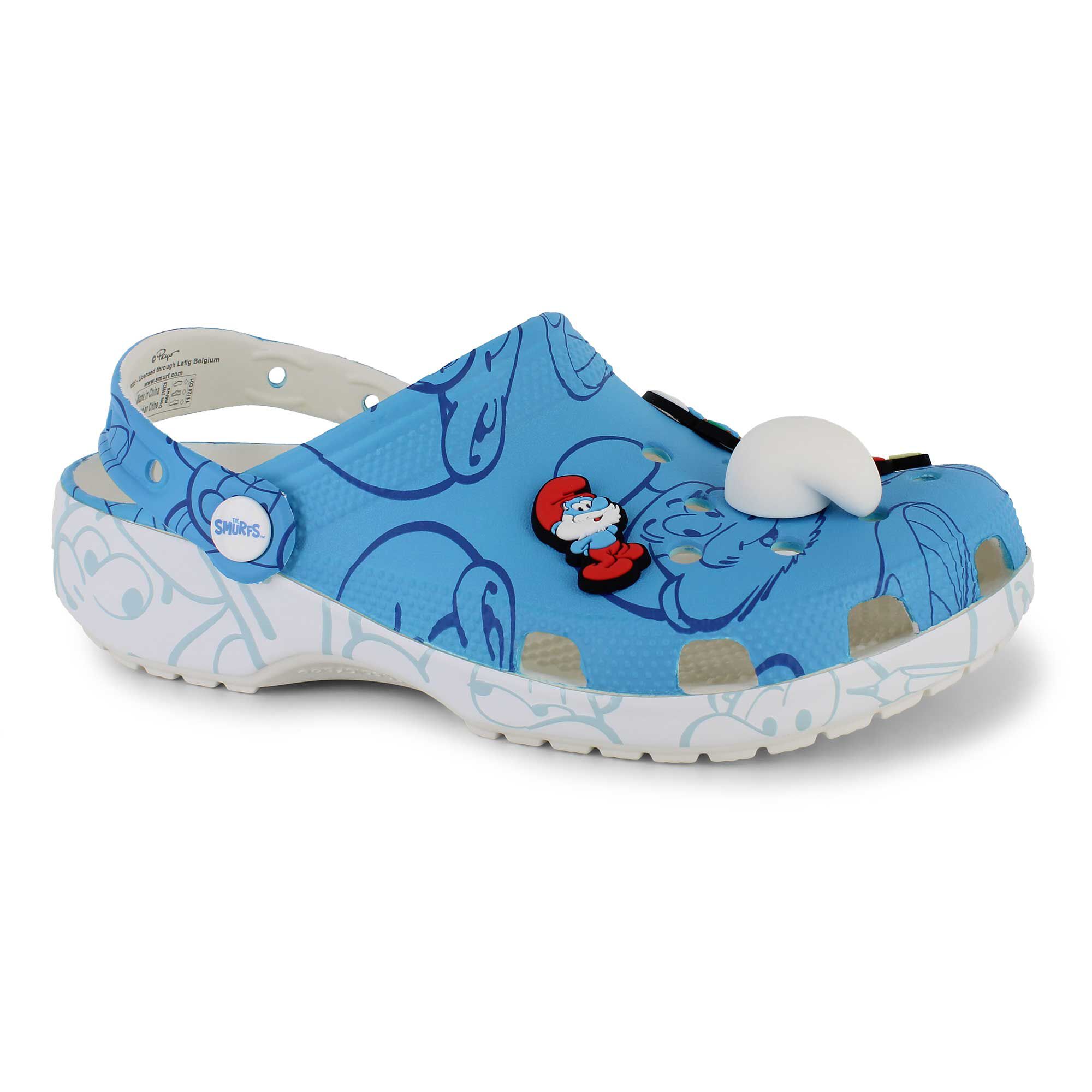 Crocs Smurfs Classic Clog Right Side View
