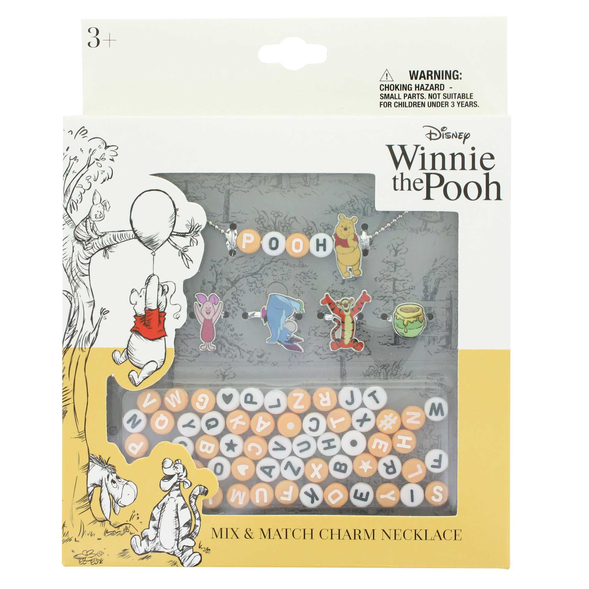 Disney Winnie The Pooh Mix & Match Charm Necklace Front Package View
