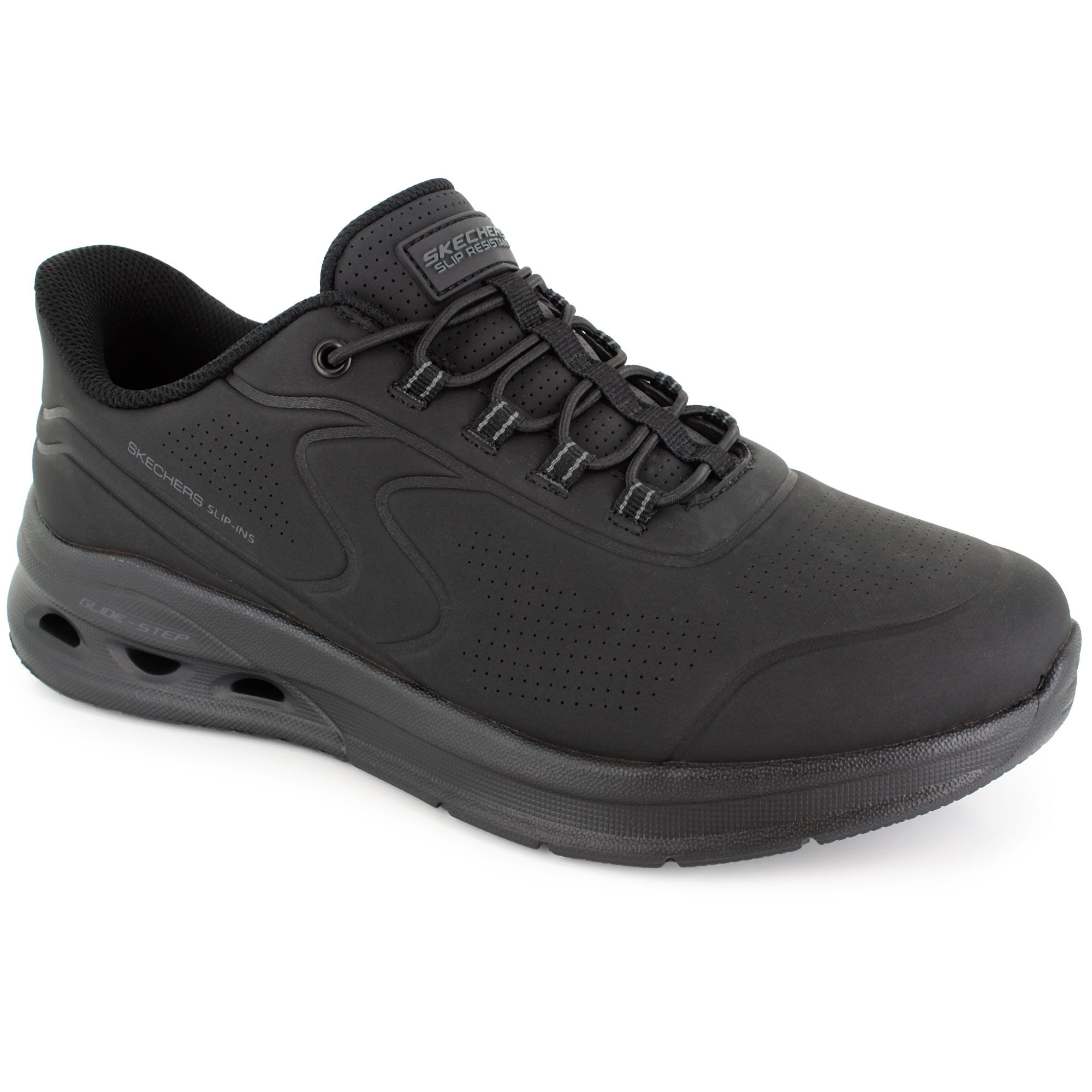 Skechers Slip-ins: Work - Arc Waves 2.0 Right Side View
