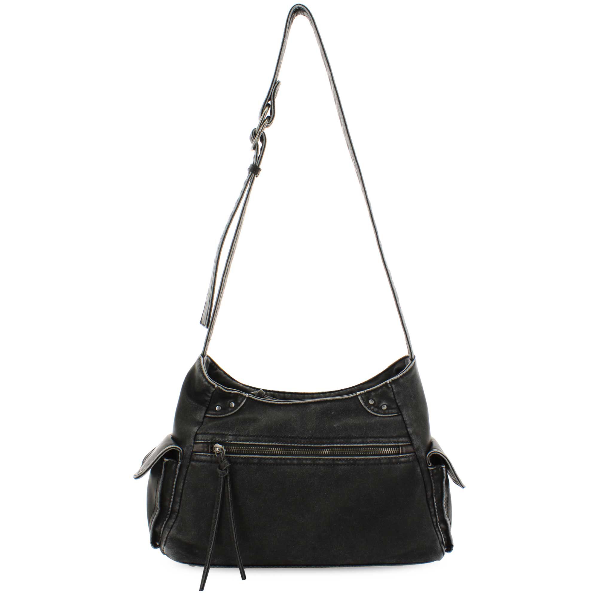 Tami Too Annie Top Zip Hobo Front View
