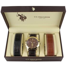 Watches U.S. Polo Association 3-In-1 Watch Set Front Set View