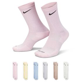  Women's Nike Everyday Plus Cushioned Crew 6 Pairs Side View With Package