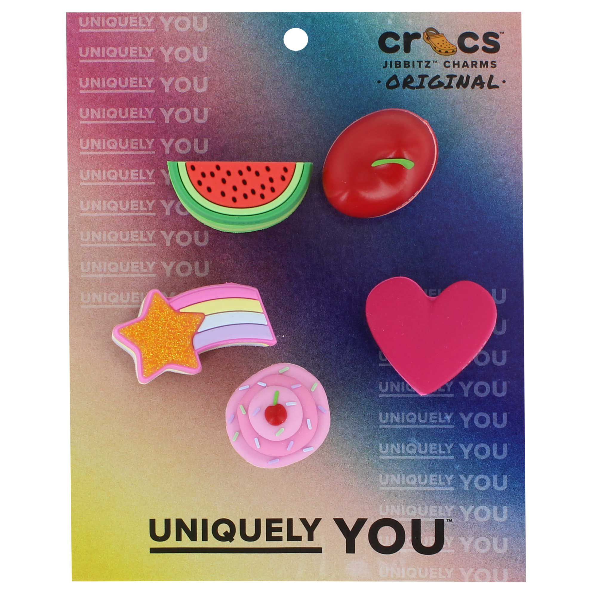 Crocs Jibbitz Stacked Sweets 5-Pack Front Package View