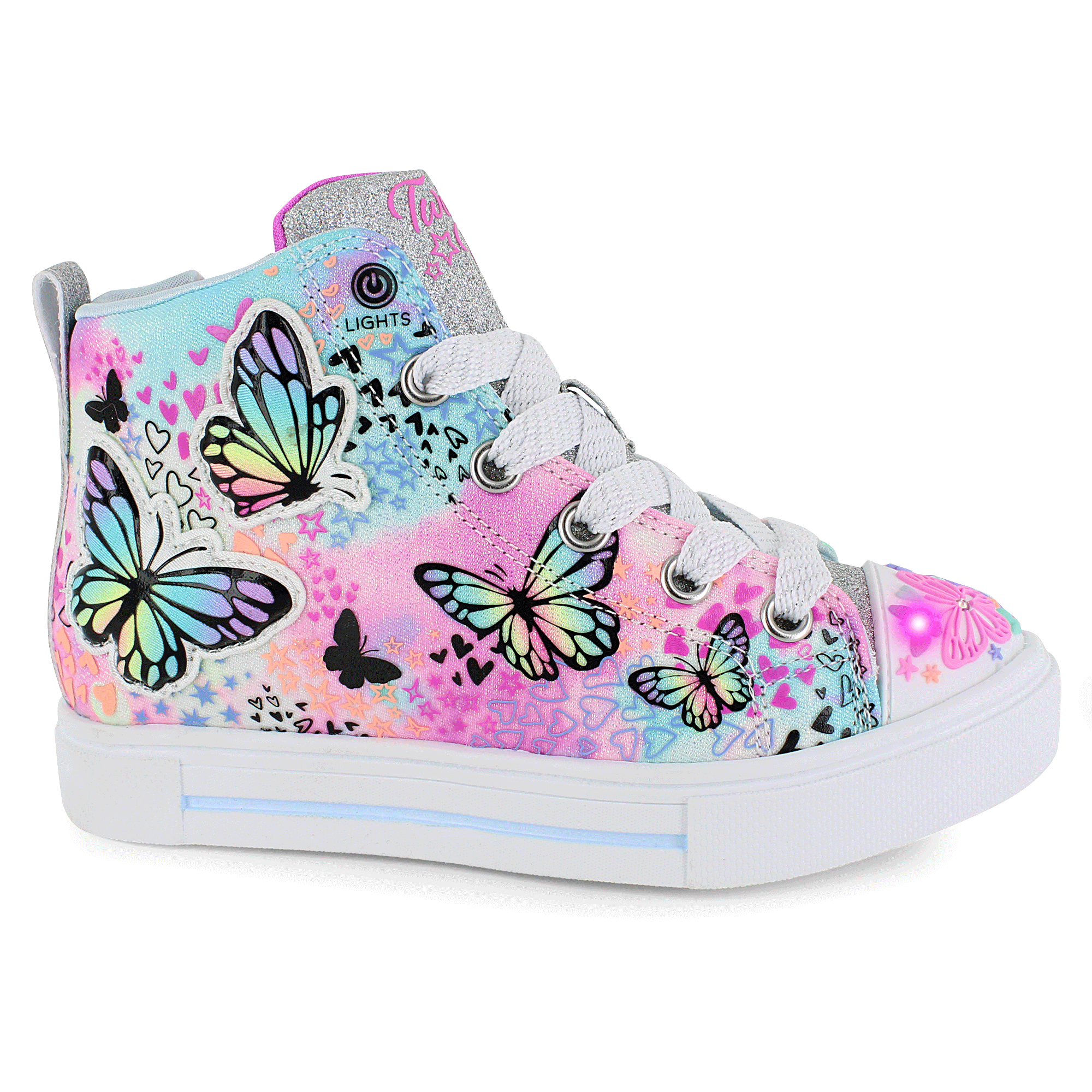 Skechers Twinkle Toes - Flutter Daydream Right Side View