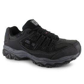 Uniform Shoes Skechers Work: Cankton Steel-Toe - 77055 Right Side View