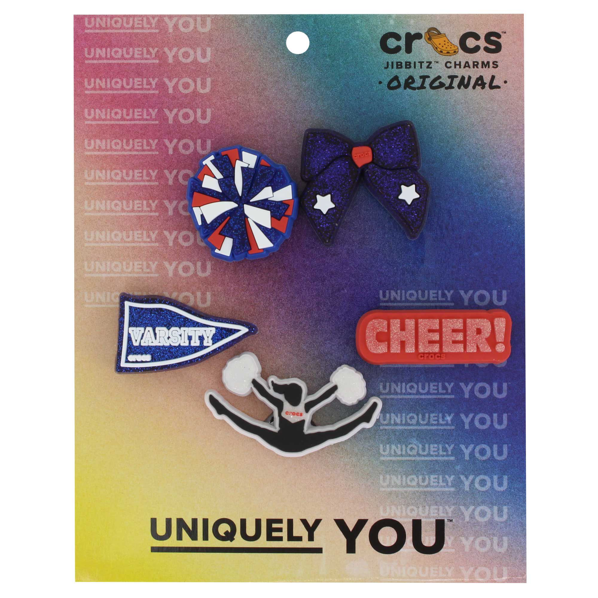 Crocs Jibbitz Cheer 5-Pack Front Package View