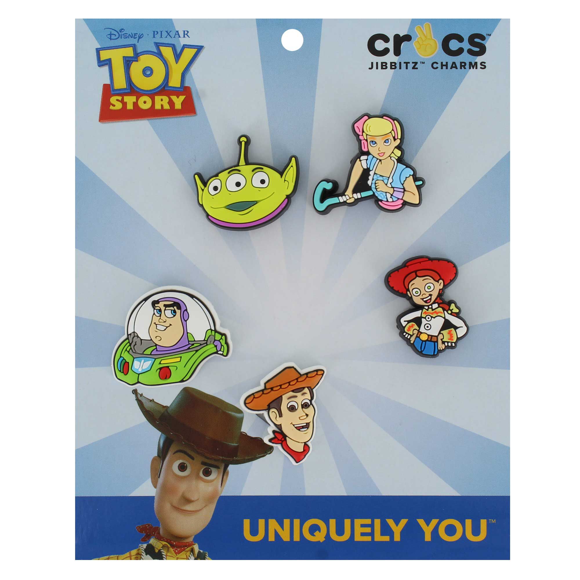 Crocs Jibbitz Toy Story 5-Pack Front Package View