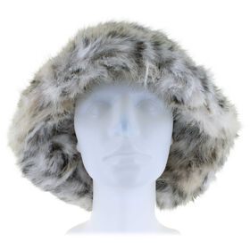  Women's Couture Gems Leopard-Print Bucket Hat Front View