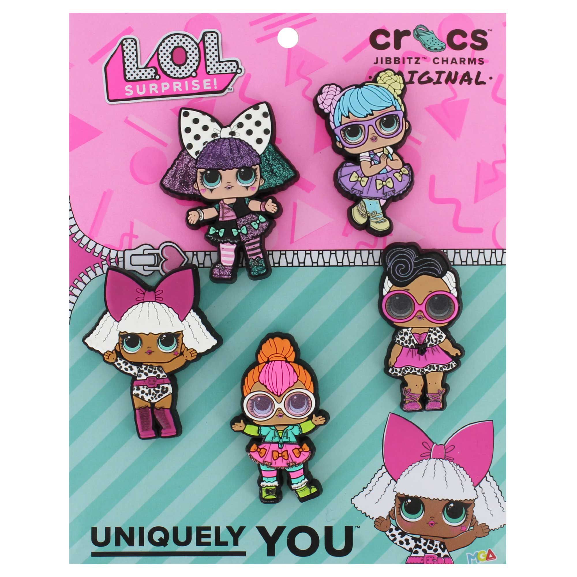 Crocs Jibbitz L.O.L. Surprise! 5-Pack Front Package View