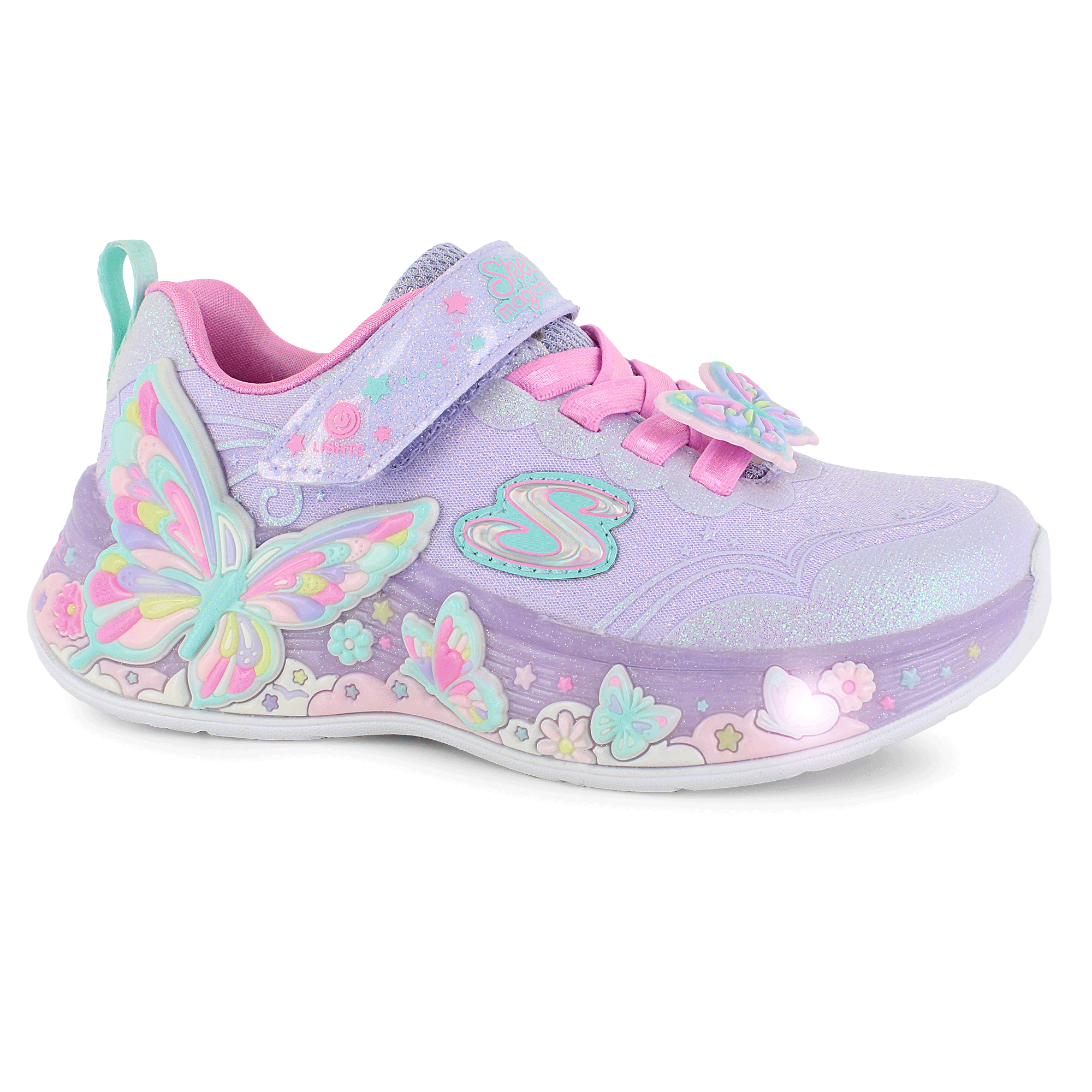Skechers S-Lights - Butterfly Bliss Right Side View