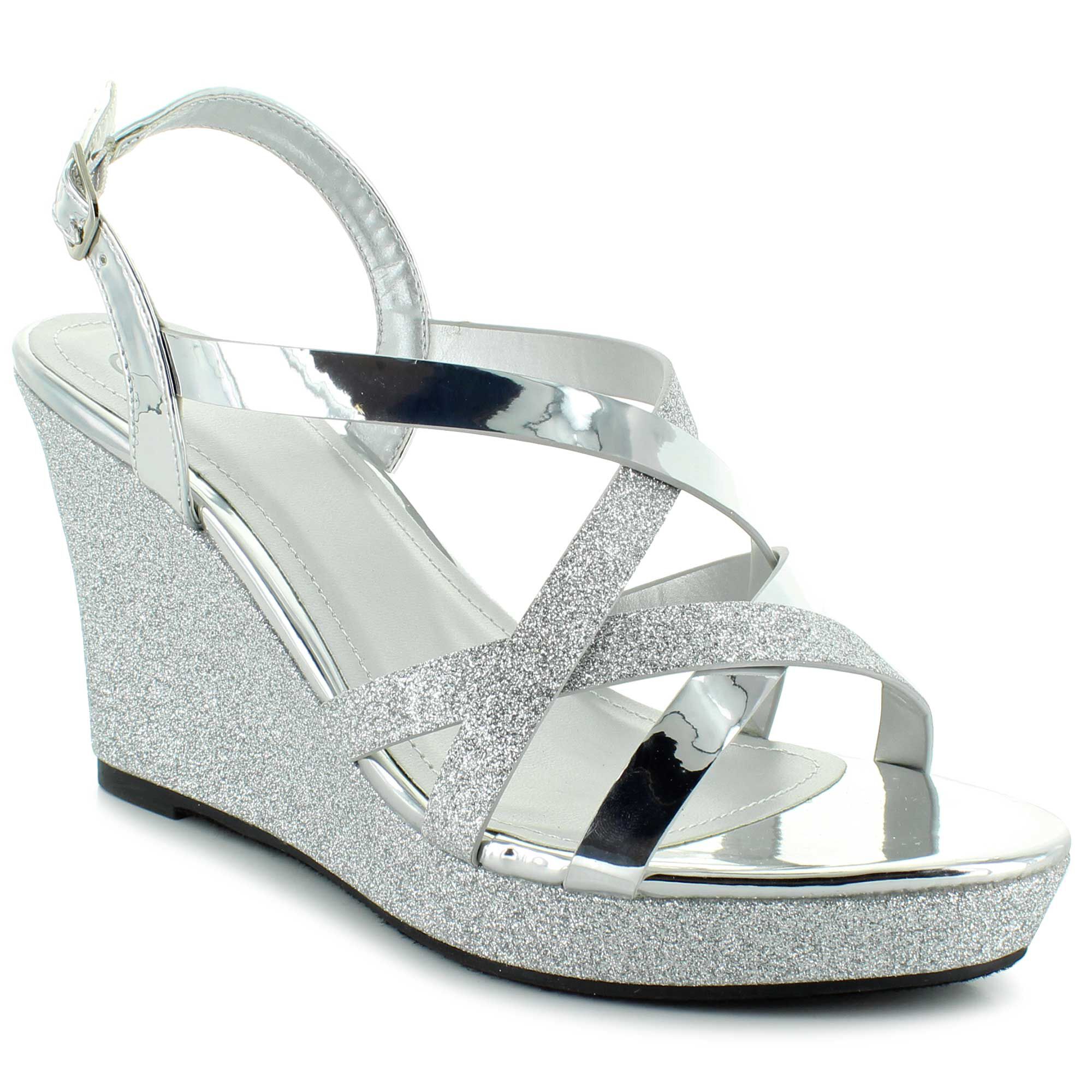 shoe dept silver heels