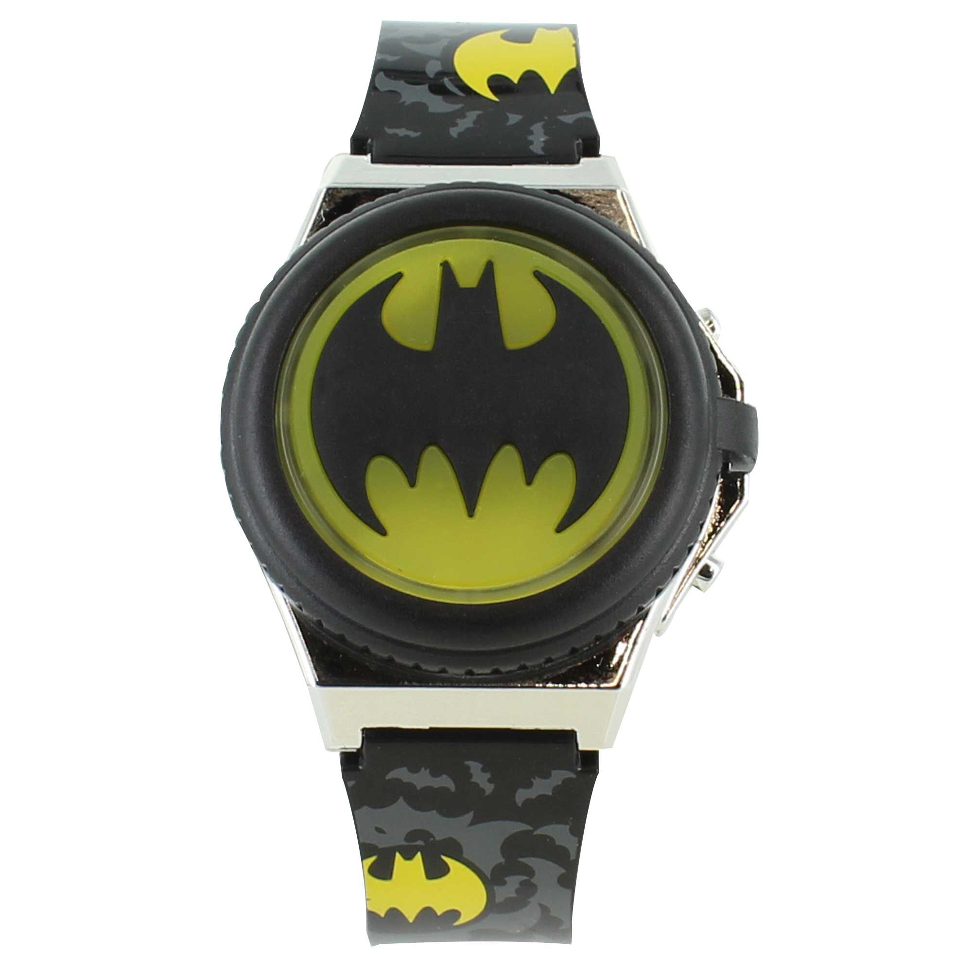 Batman Flip-Top Digital Watch Front View
