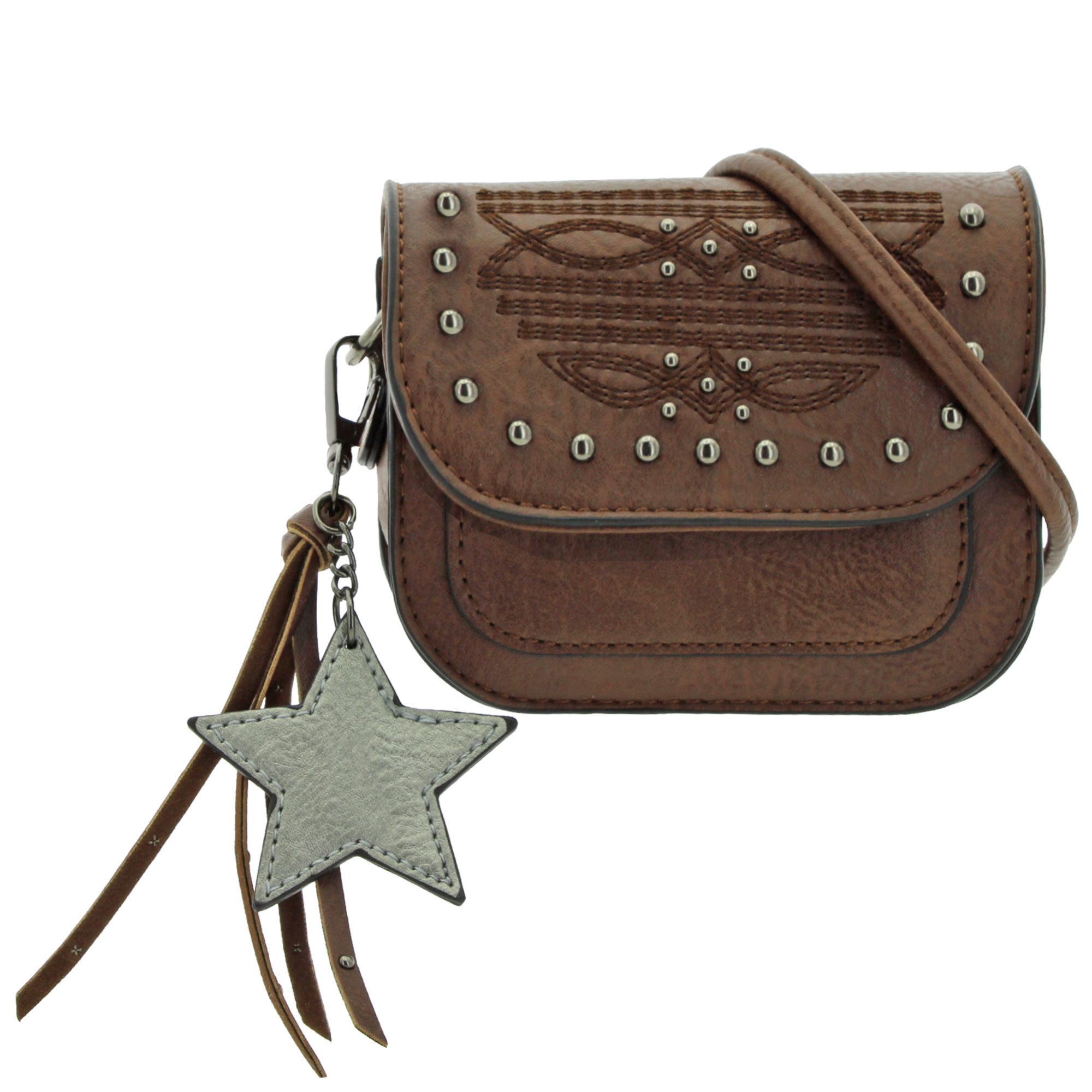 Sam & Hadley Mini Western Handbag Front View