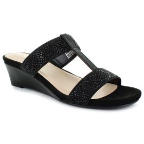 Red Shoes and Accessories It's OK Simone Wedge Right Side View