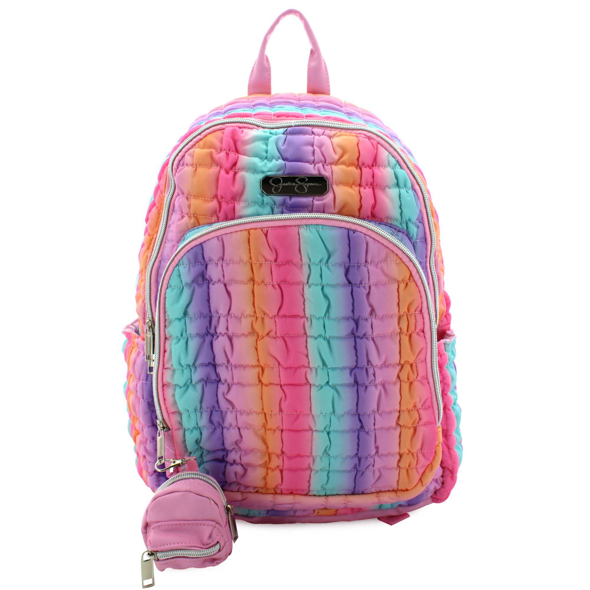 Jessica Simpson Quilted Backpack Front View
