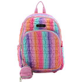 Traditional Jessica Simpson Quilted Backpack Front View