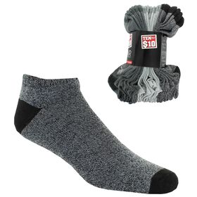 Socks Men's Air Sports World Low-Cut 10 For $10 Side View With Package