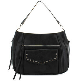 New Arrivals Sam & Hadley Slope Studded Hobo Front View