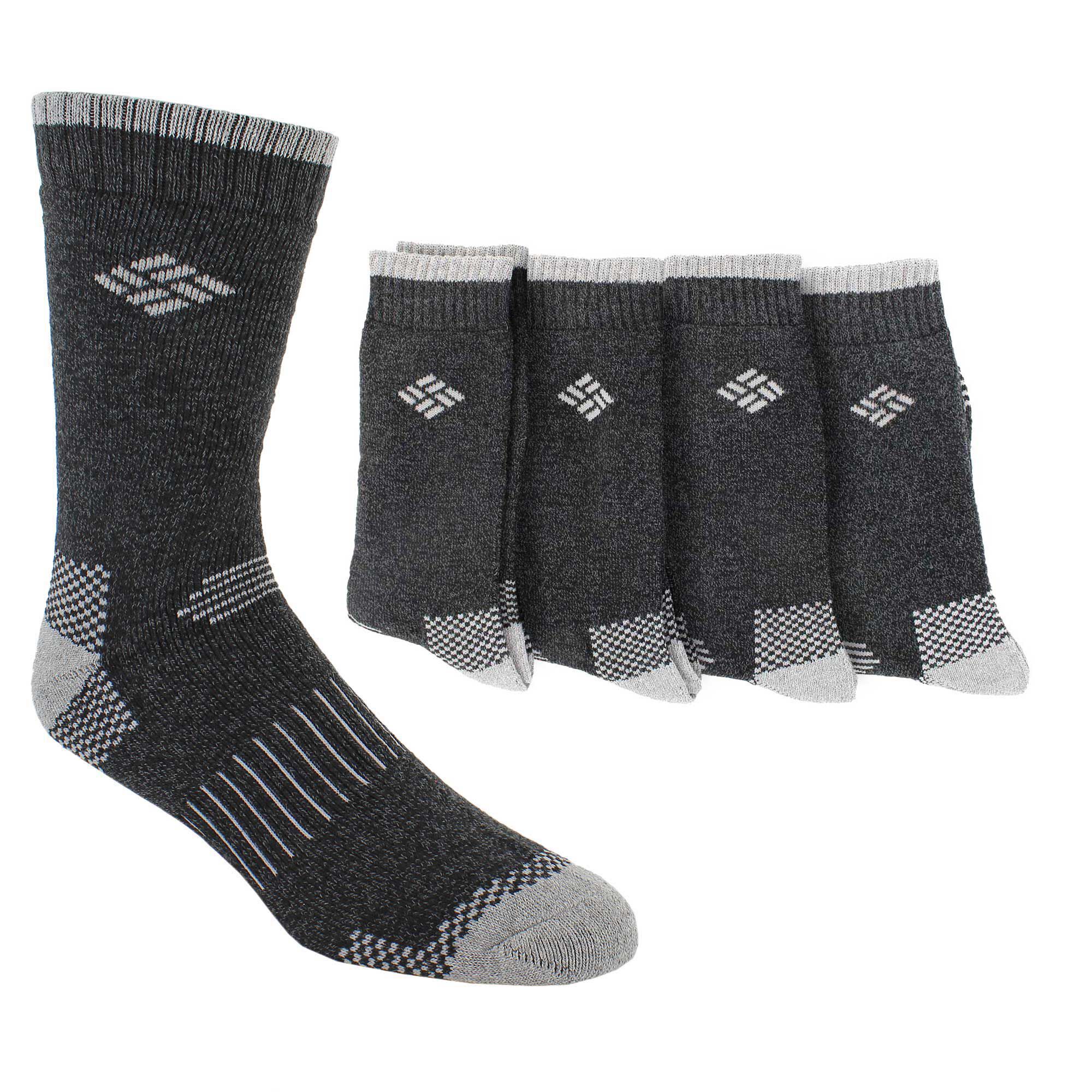 Men's Columbia Crew 4-Pair Pack Side View With Package