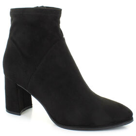Marc Fisher Women's Dyvine Ankle Bootie - Pointed Toe, Block Heel, Stretch Upper