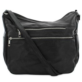 Handbags Sam & Hadley Zip Hobo Front View