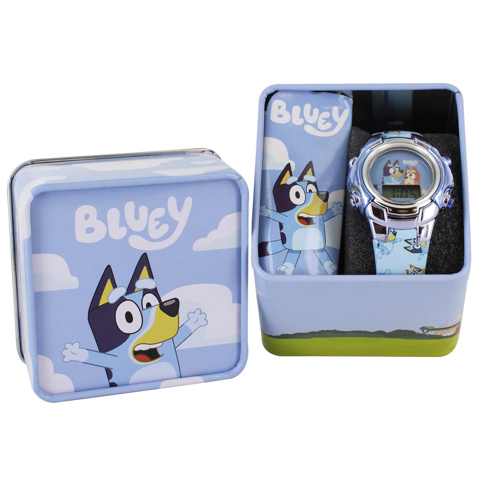 Bluey Digital Light-Up Digital Watch Front Product View