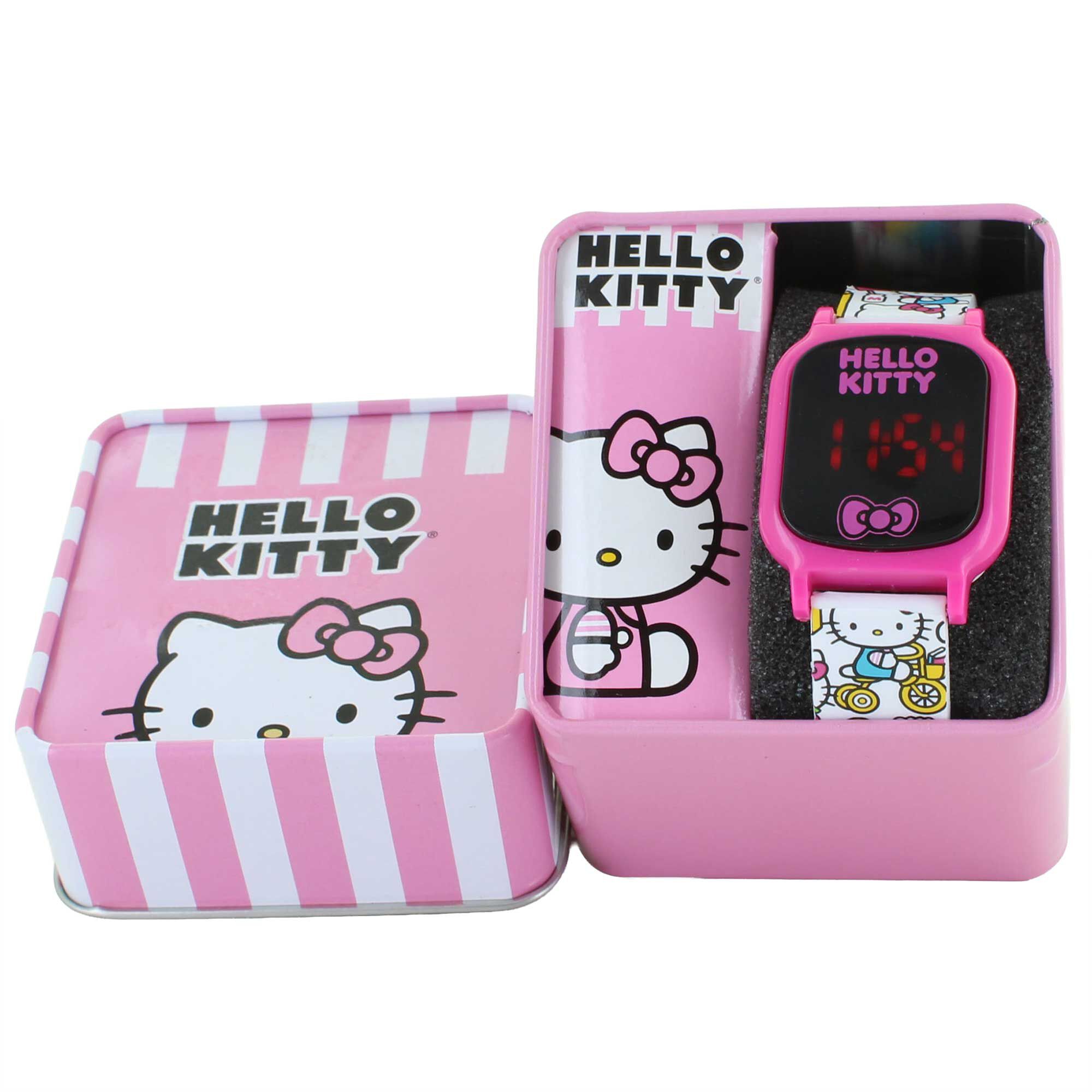 Hello KittyTouch LED Digital Watch Front View