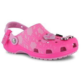 Red and Pink Shoes and Accessories Crocs Barbie Classic Clog Right Side View