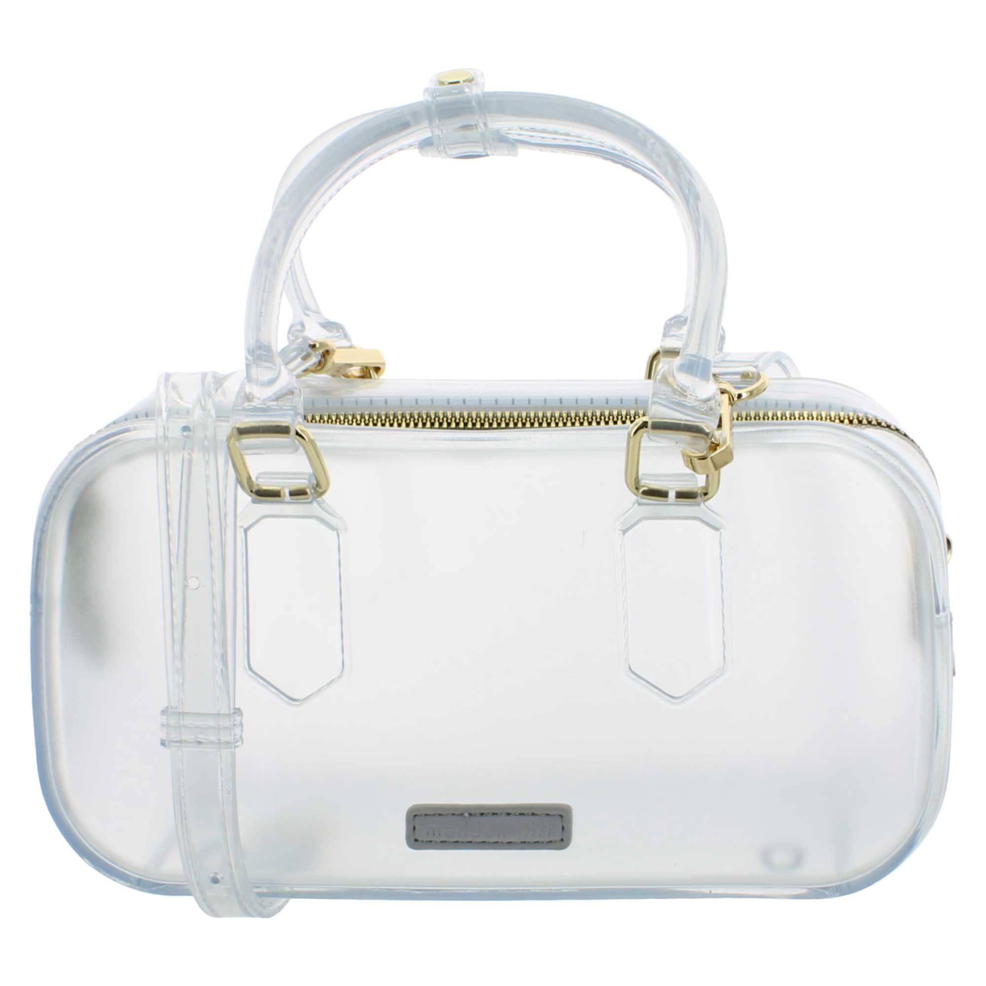Madden Girl Clear Jelly Tote Front View