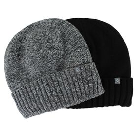 Hats Men's Polar Heat Beanie 2 Pack Front Pair View