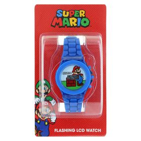 Watches & Jewelry Super Mario Digital Watch With Flashing Lights Front View
