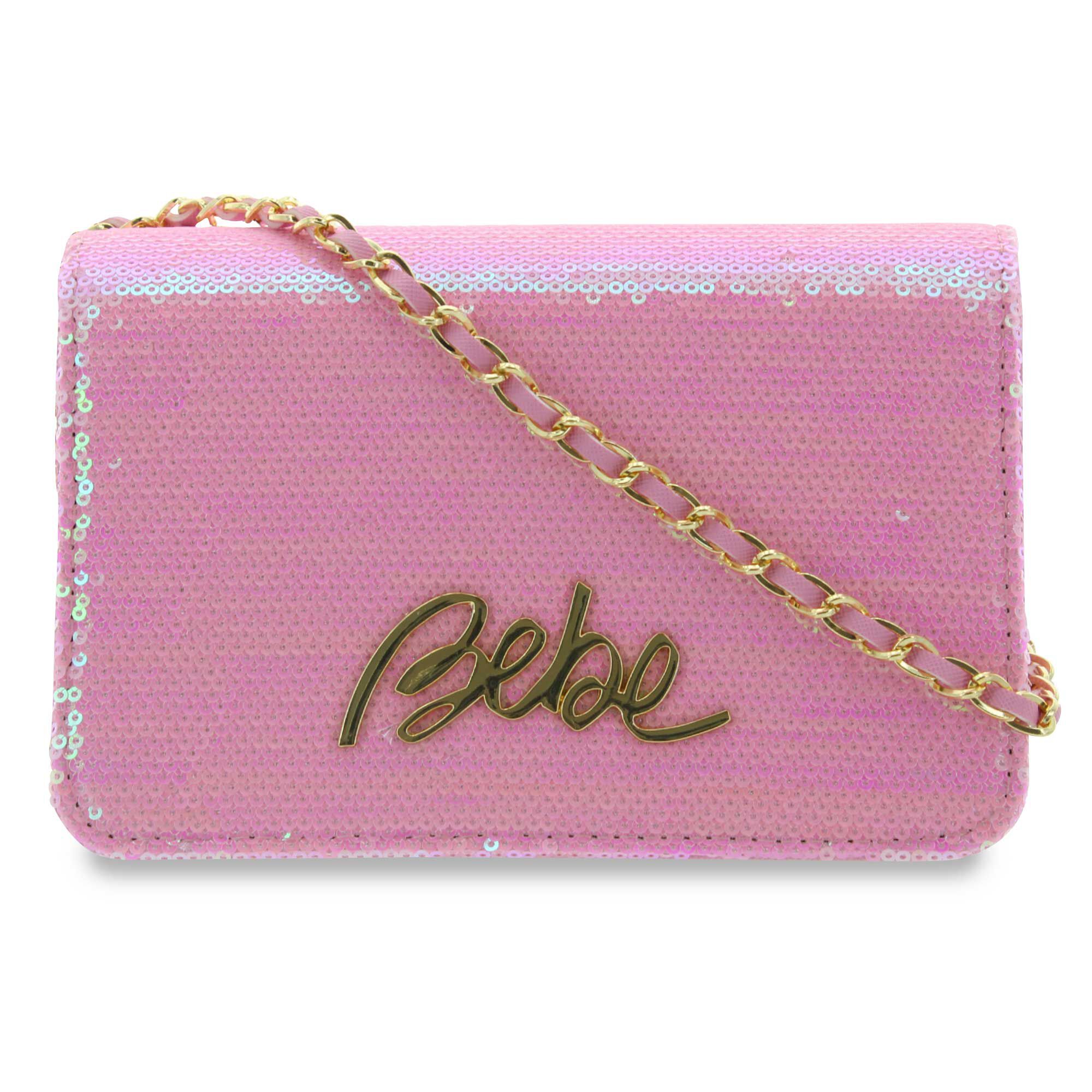 Bebe purple purse sale