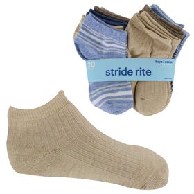 Infants' Socks Infants' Stride Rite Solid & Striped 20 For $10 Side View With Package