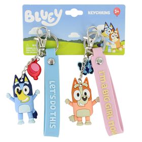 Characters & Collaborations: Shoes & Accessories Bluey Keychain Bag Clip 2-Pack Front Package View