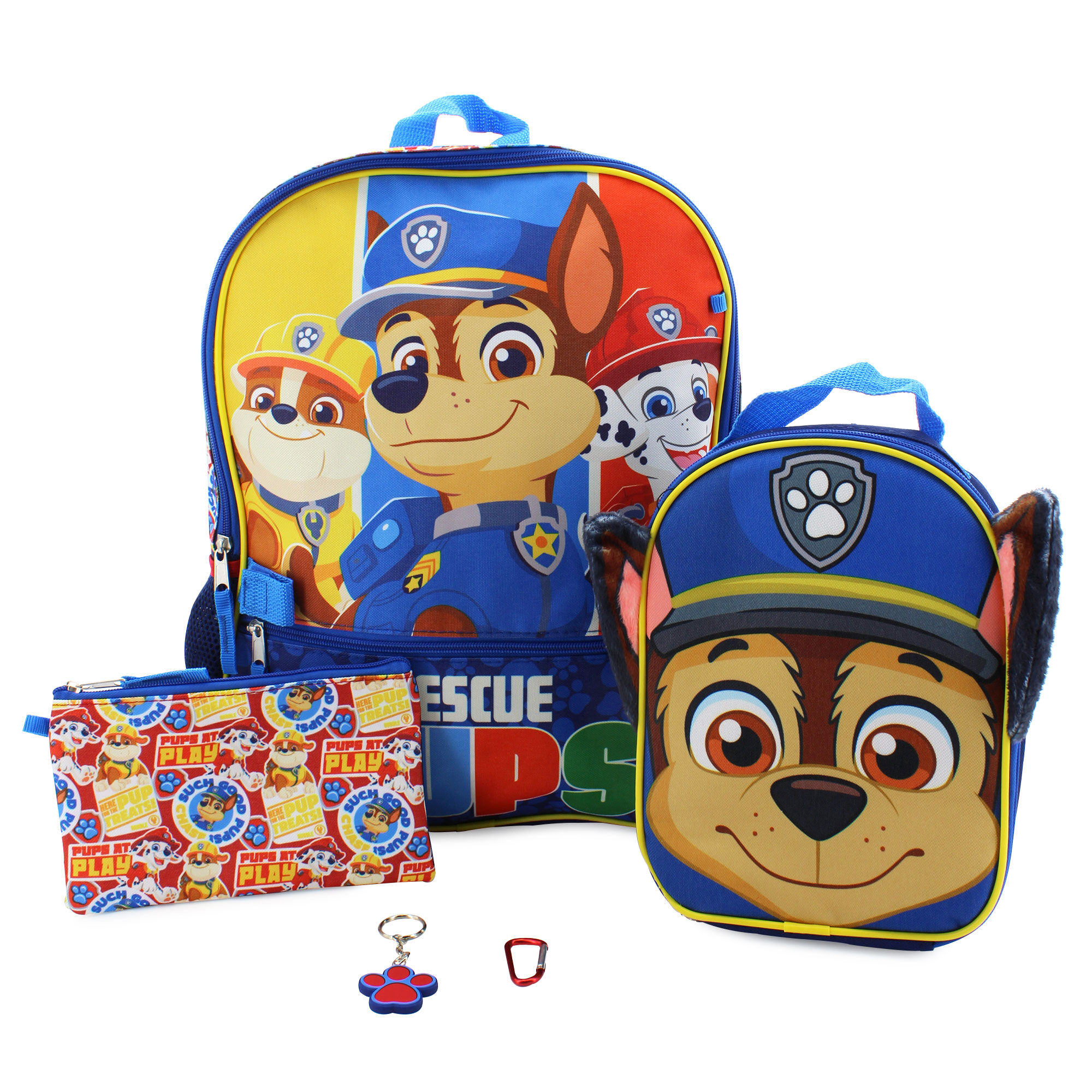 PAW Patrol 5-Piece Backpack Set Front View