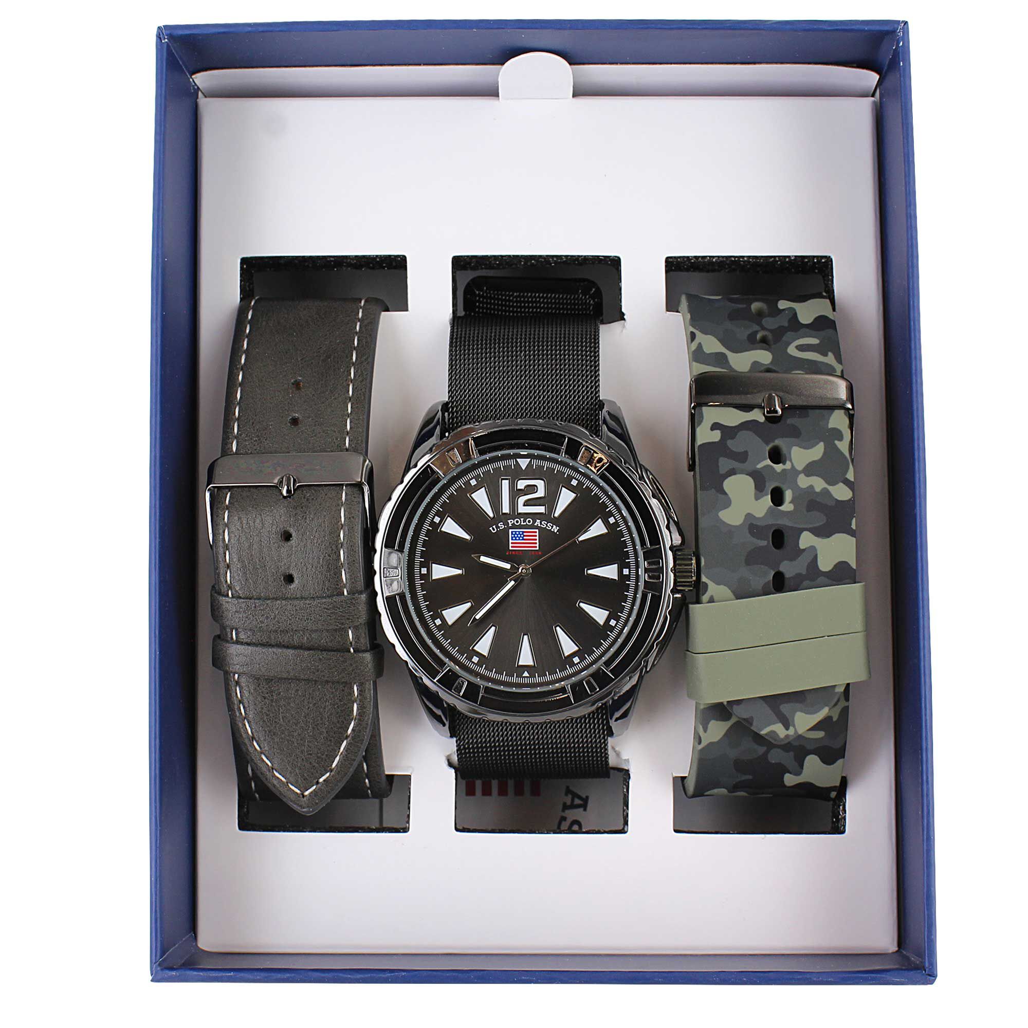 U.S. Polo Association Interchangeable Watch Set Full Set View