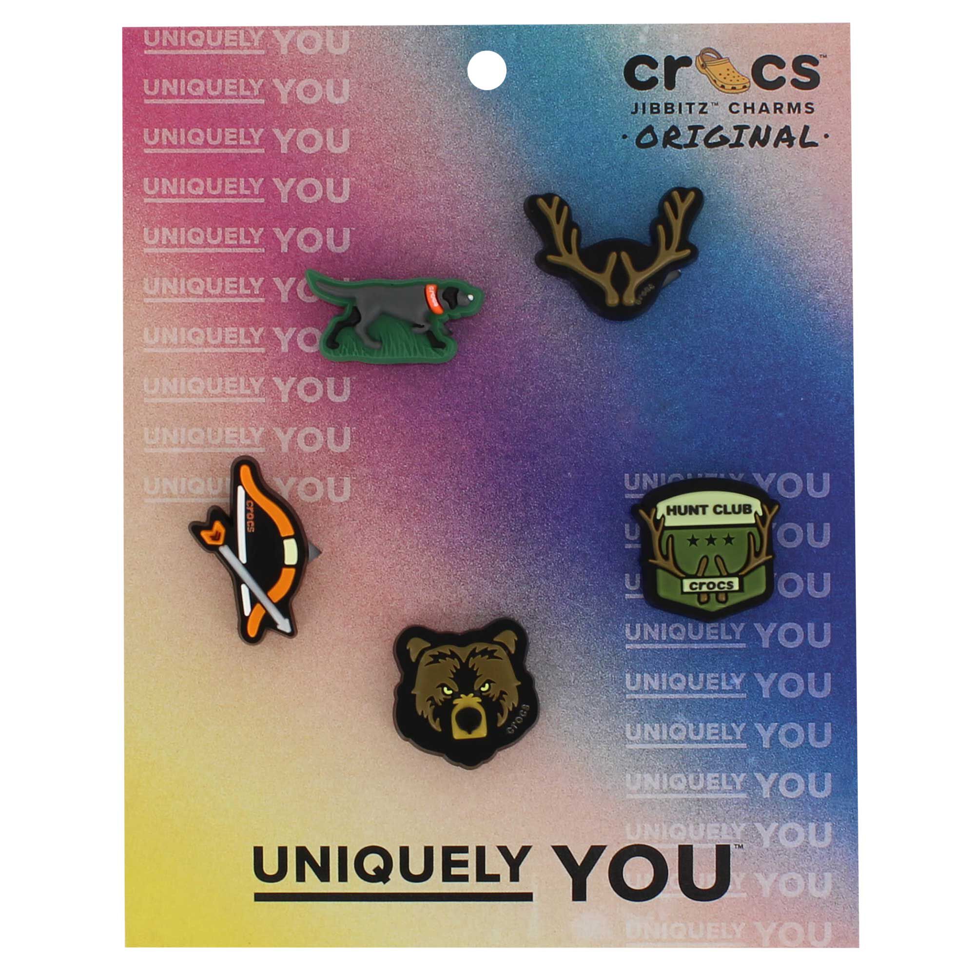 Crocs Jibbitz Hunting Season 5-Pack Front Package View