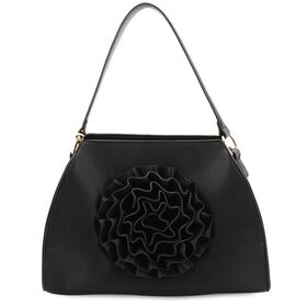 Handbags DS Bags Shasta Floral Satchel Front View