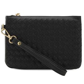 Crossbody Emperia Woven Crossbody Front Wristlet View