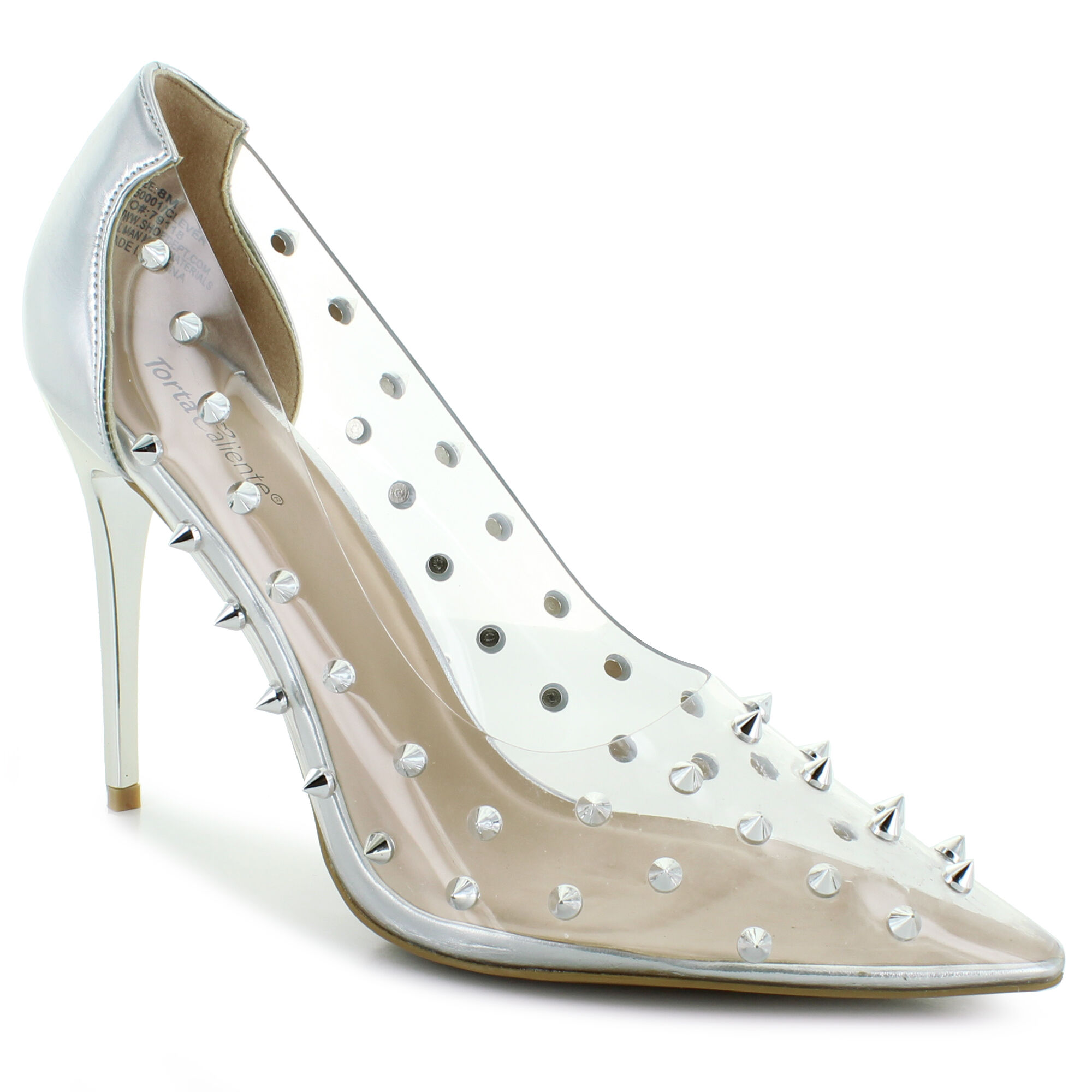 shoe department silver shoes