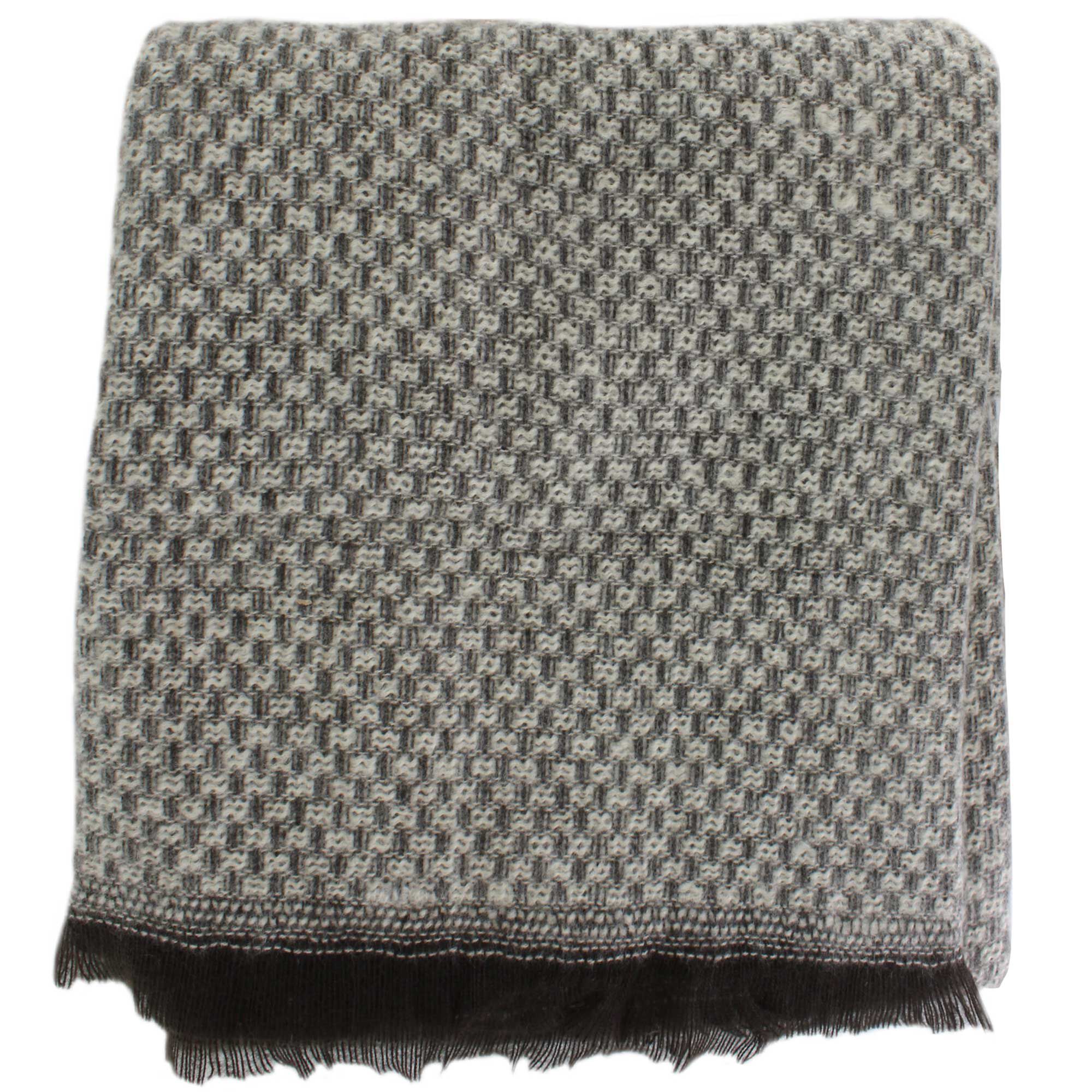 Couture Gems Two-Tone Oblong Scarf Folded View