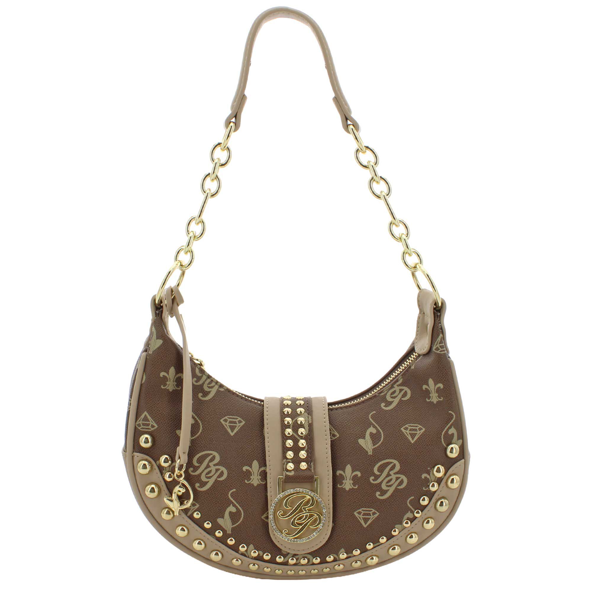 Baby Phat Jacquard Shoulder Bag Front View