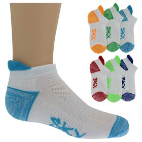 Boys' Socks Kids' Skechers Low-Cut With Tab 6-Pair Pack Side View With Package