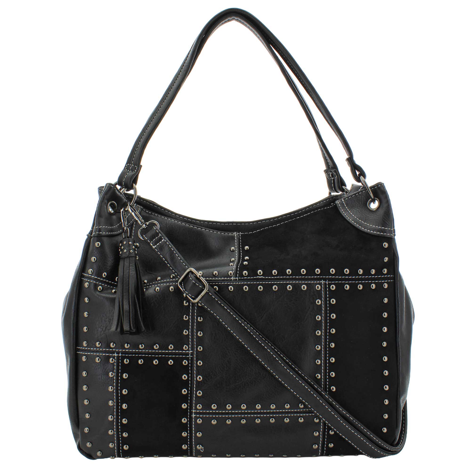 Sam & Hadley Patch Hobo Front View