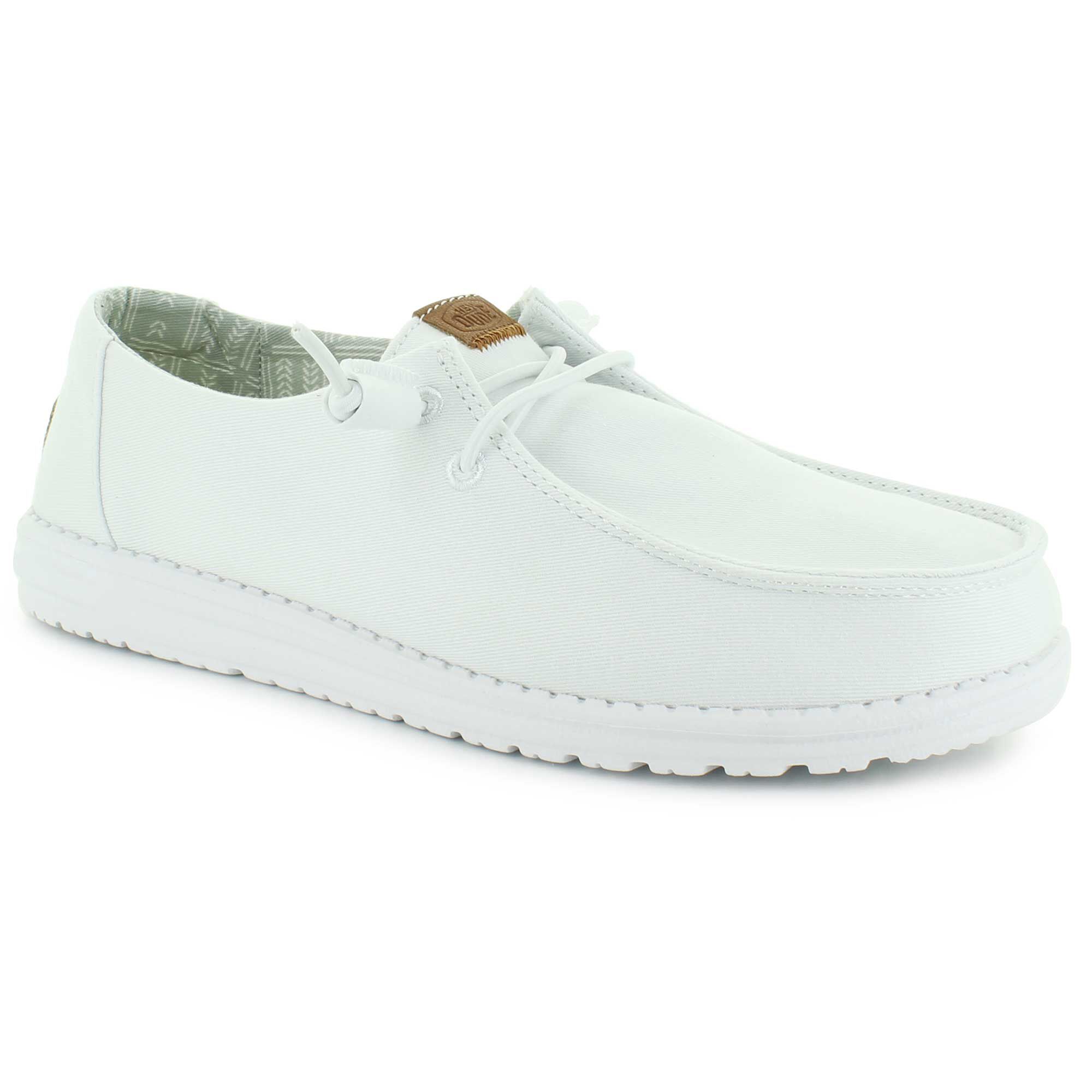 HEYDUDE Wendy Canvas Wide Right Side View