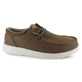 Brown Shoes HEYDUDE Paul Right Side View